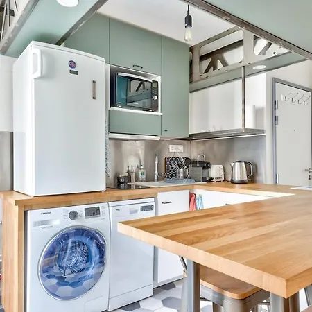 Apartment Lovely 5 Mn Walk To Laumiere Metro Station